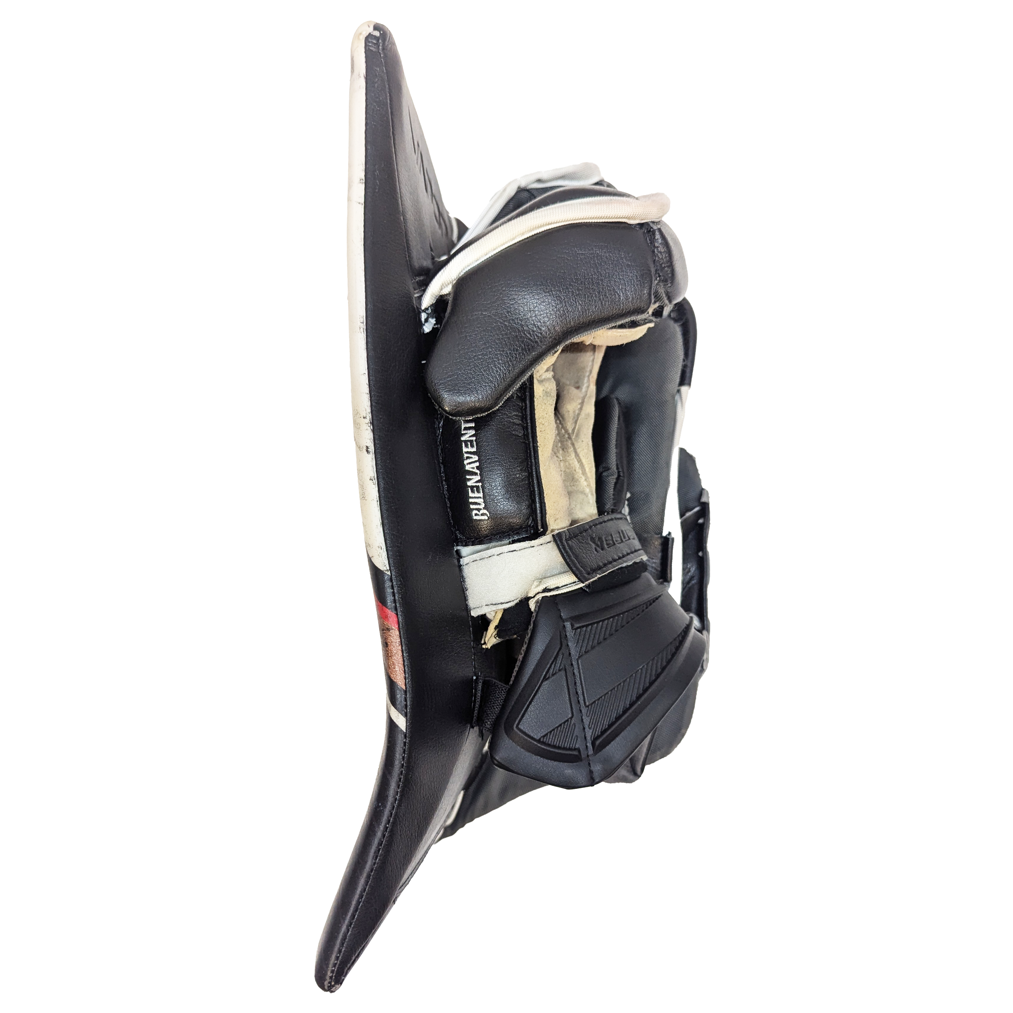 Bauer Vapor Hyperlite 2 - Ensemble de gardien de but complet WHL Pro Stock Senior d'occasion (blanc/noir/beige)